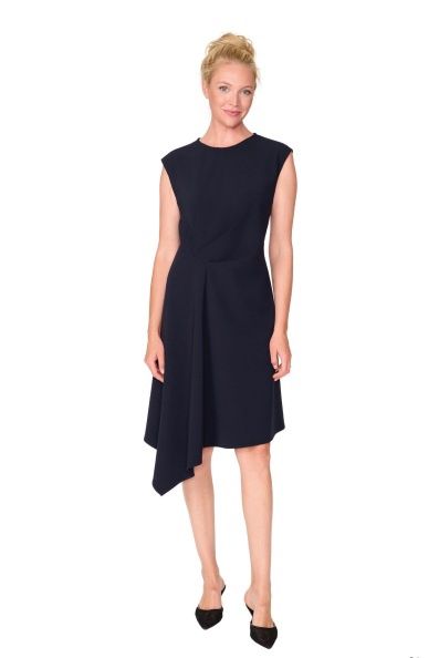 Side Gathered Dress 9433