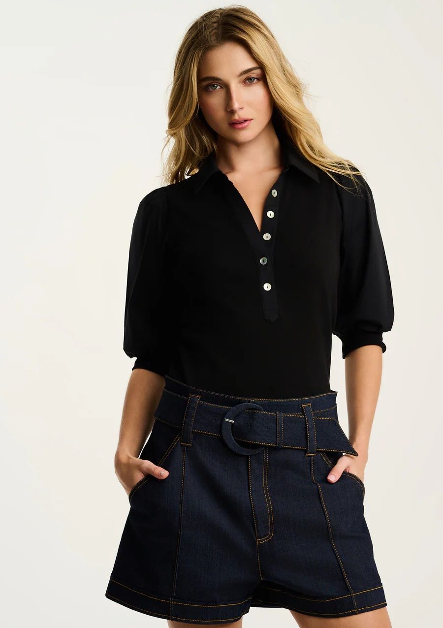 Pima Rib Collet Top