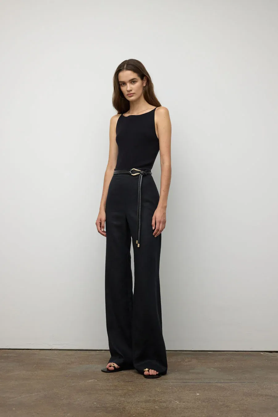 Wide Leg Linen Pant