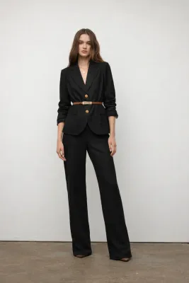 Jacket With Topstitch