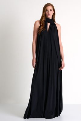 Maxi Lycra Halter Dress