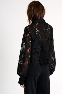 Floral Guipure Lace Blouse