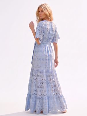 Broderie Maxi Dress