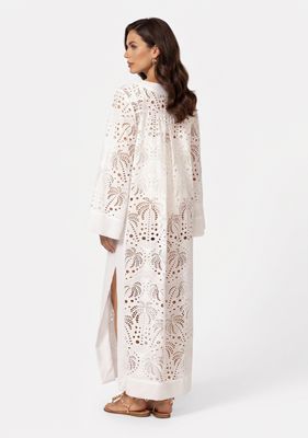 Eyelet Maxi Dress