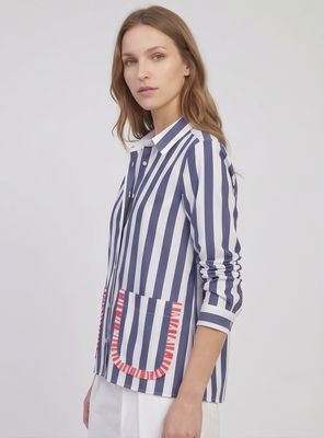 Striped Shirt With Pockets