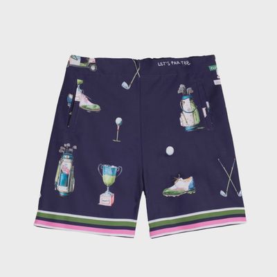 Golf Print Shorts