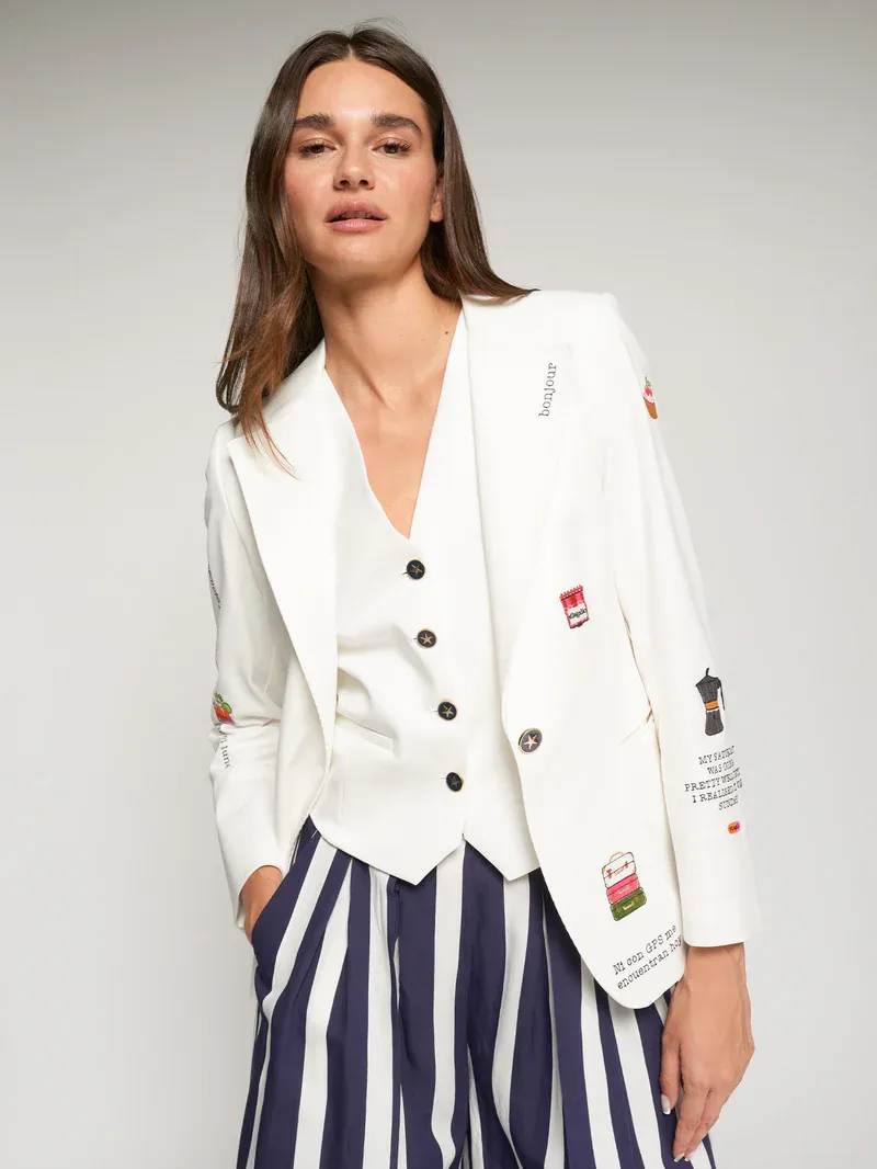 Bonjour Embroidered Jacket