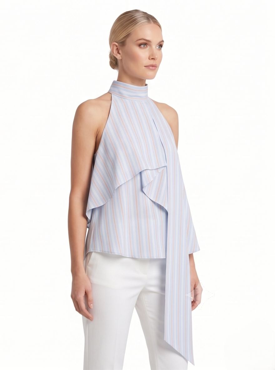 Halter Sleeveless Blouse