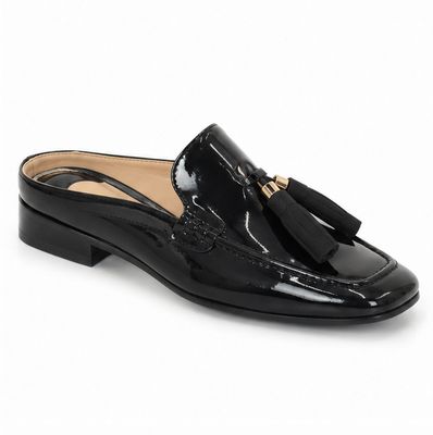 Patent Tassle Mule