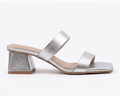 Double Strap Block Heel