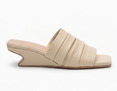 Pleated Half Wedge