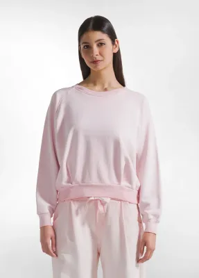 Crew Neck Sweatshirt With Shaded Effect