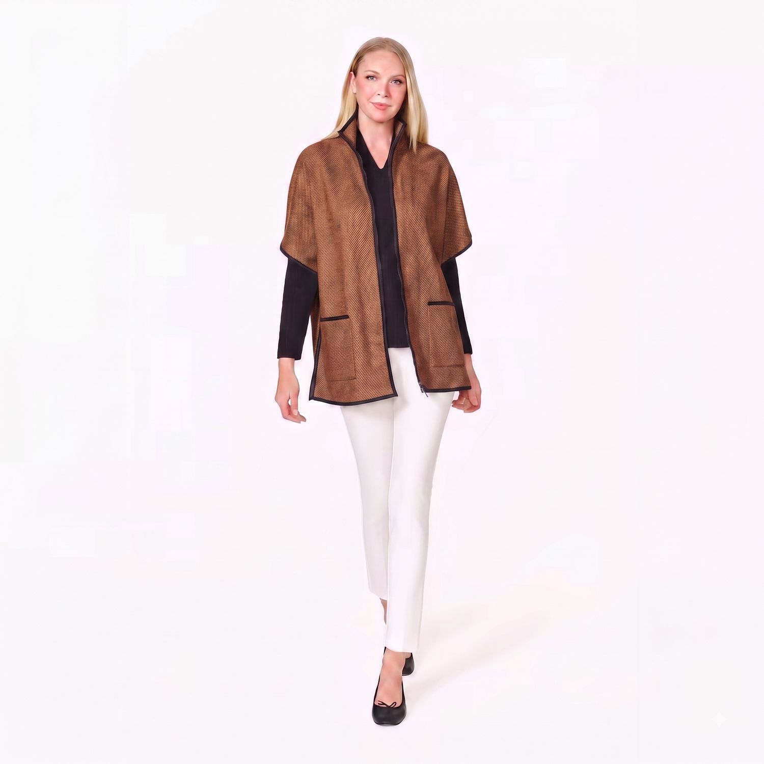 Front Zip Cape 1123