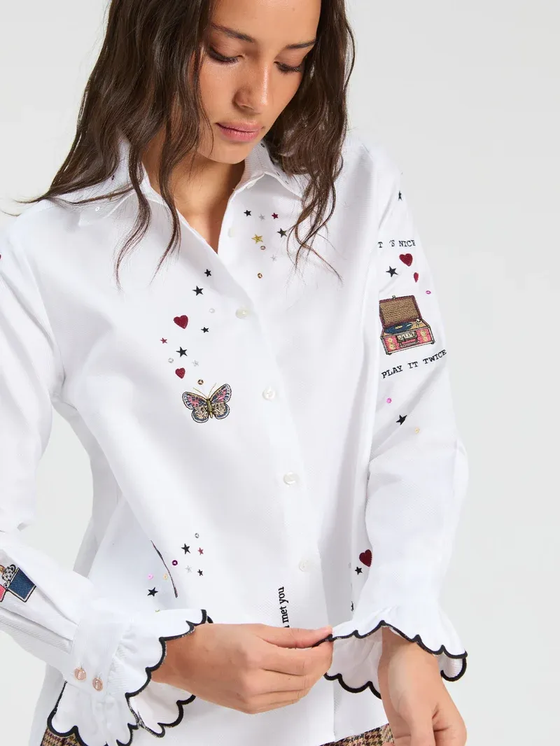 Embroidered Hotel Shirt
