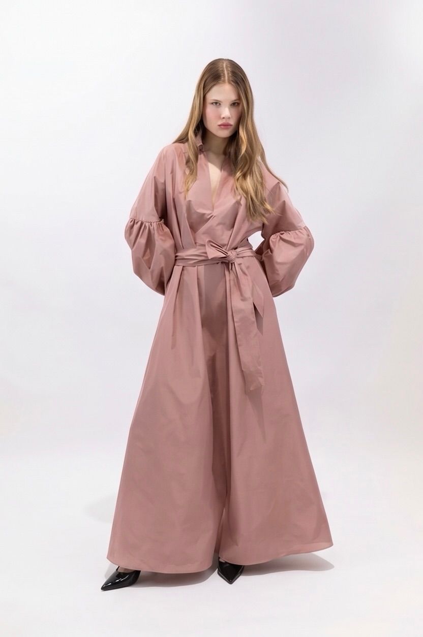 Maxi Taffeta Dress