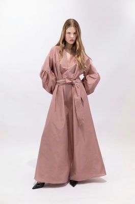 Maxi Taffeta Dress
