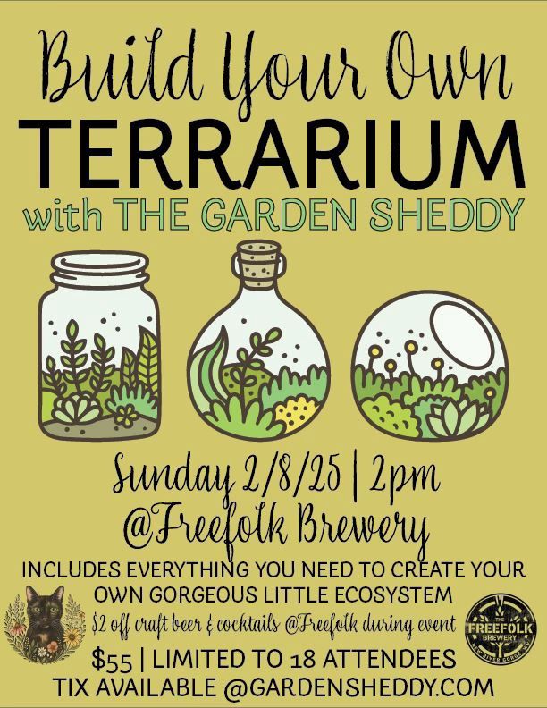 Sip &amp; Soil: Build Your Own Terrarium