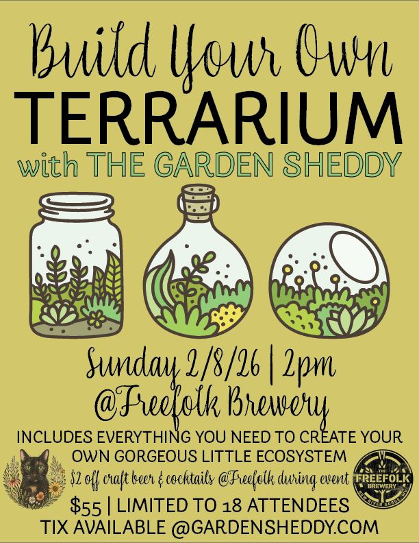 Sip &amp; Soil: Build Your Own Terrarium