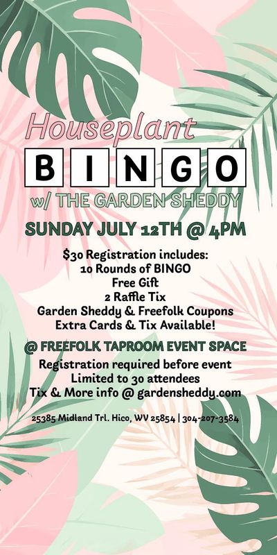 Houseplant Bingo!