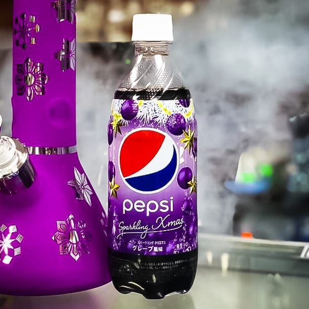 Pepsi Sparking Xmas Grape Exotic Soda Pepsi Sparking Xmas Grape Exotic Soda