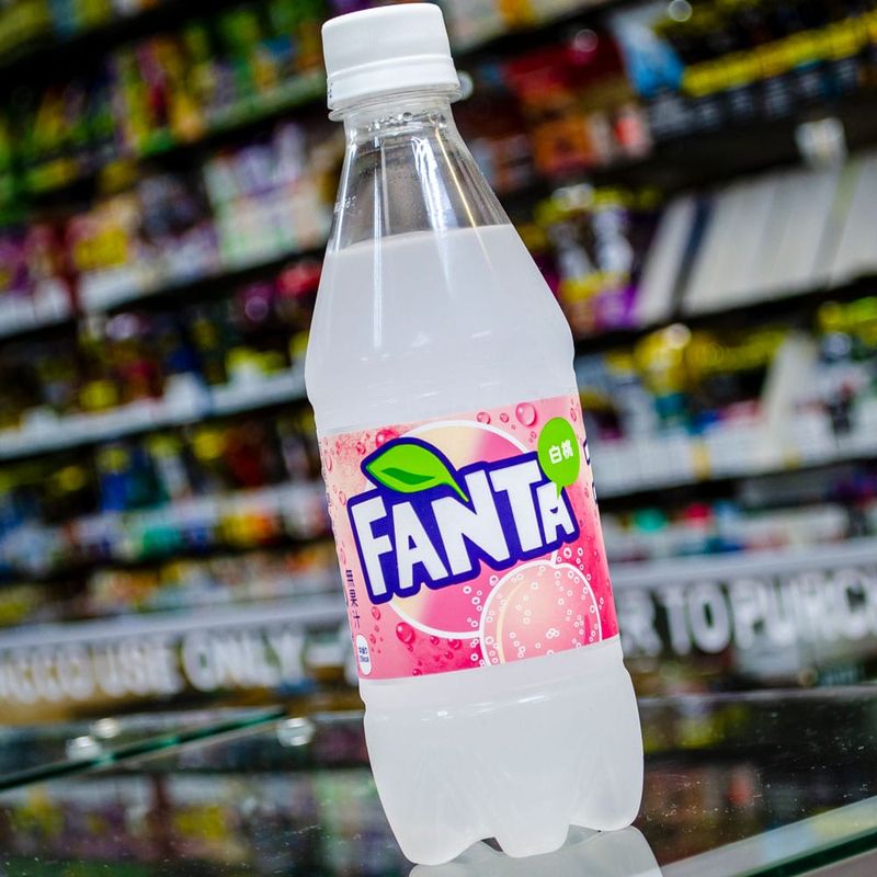 White Peach Fanta Exotic Soda