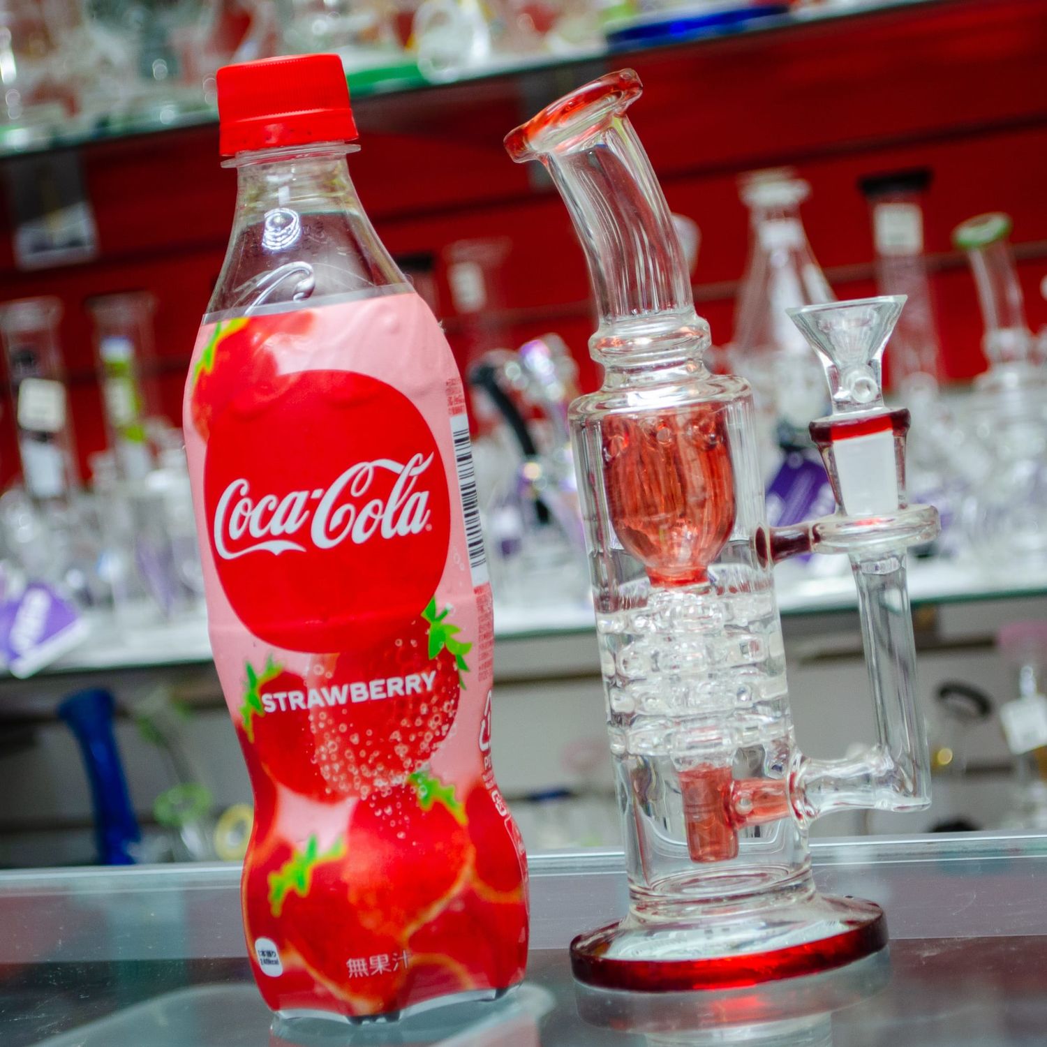 Strawberry Coco-Cola Exotic Soda Strawberry Coco-Cola Exotic Soda
