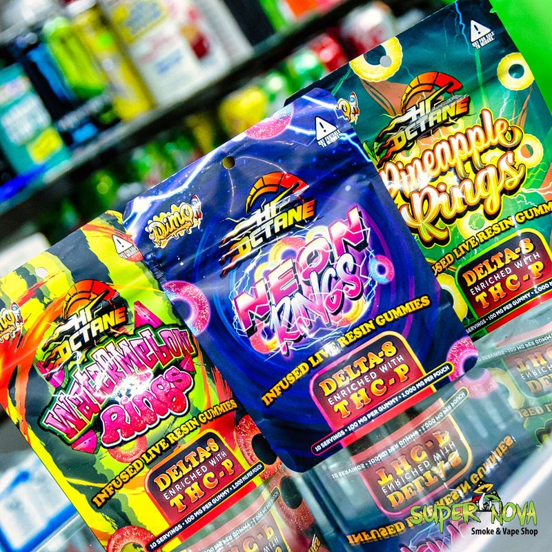 Hi Octane D8 + THC-P Live Resin Gummies Hi Octane D8 + THC-P Live Resin Gummies