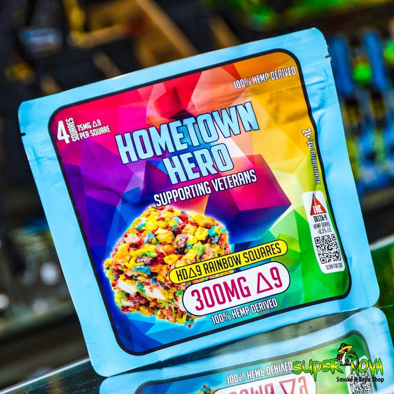 Hometown Hero Delta 9 Rainbow Squares Hometown Hero Delta 9 Rainbow Squares