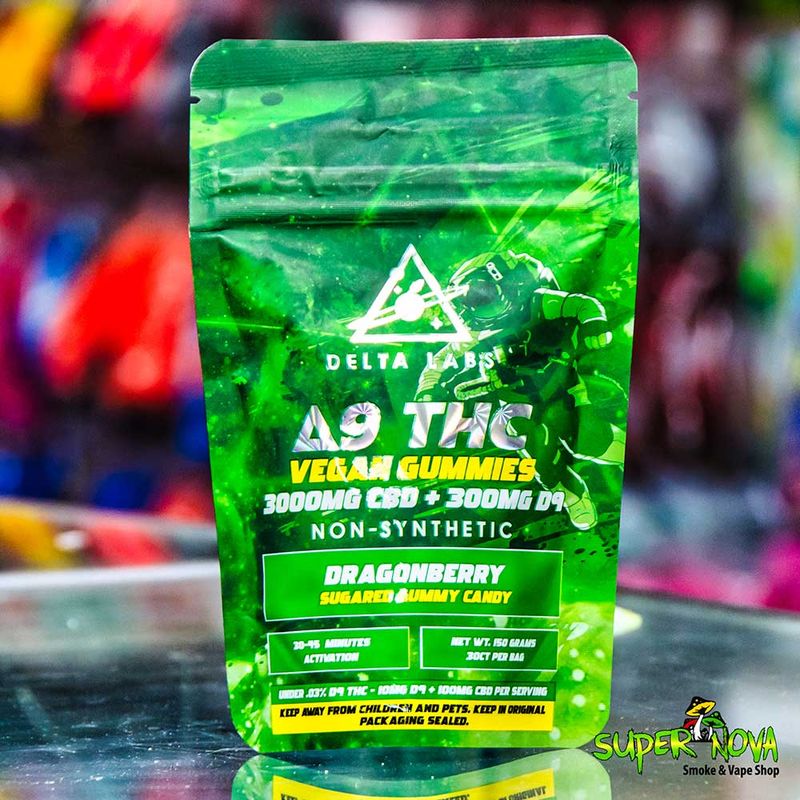 Delta Labs D9 THC Vegan Gummies with CBD Boost Delta Labs D9 THC Vegan Gummies with CBD Boost