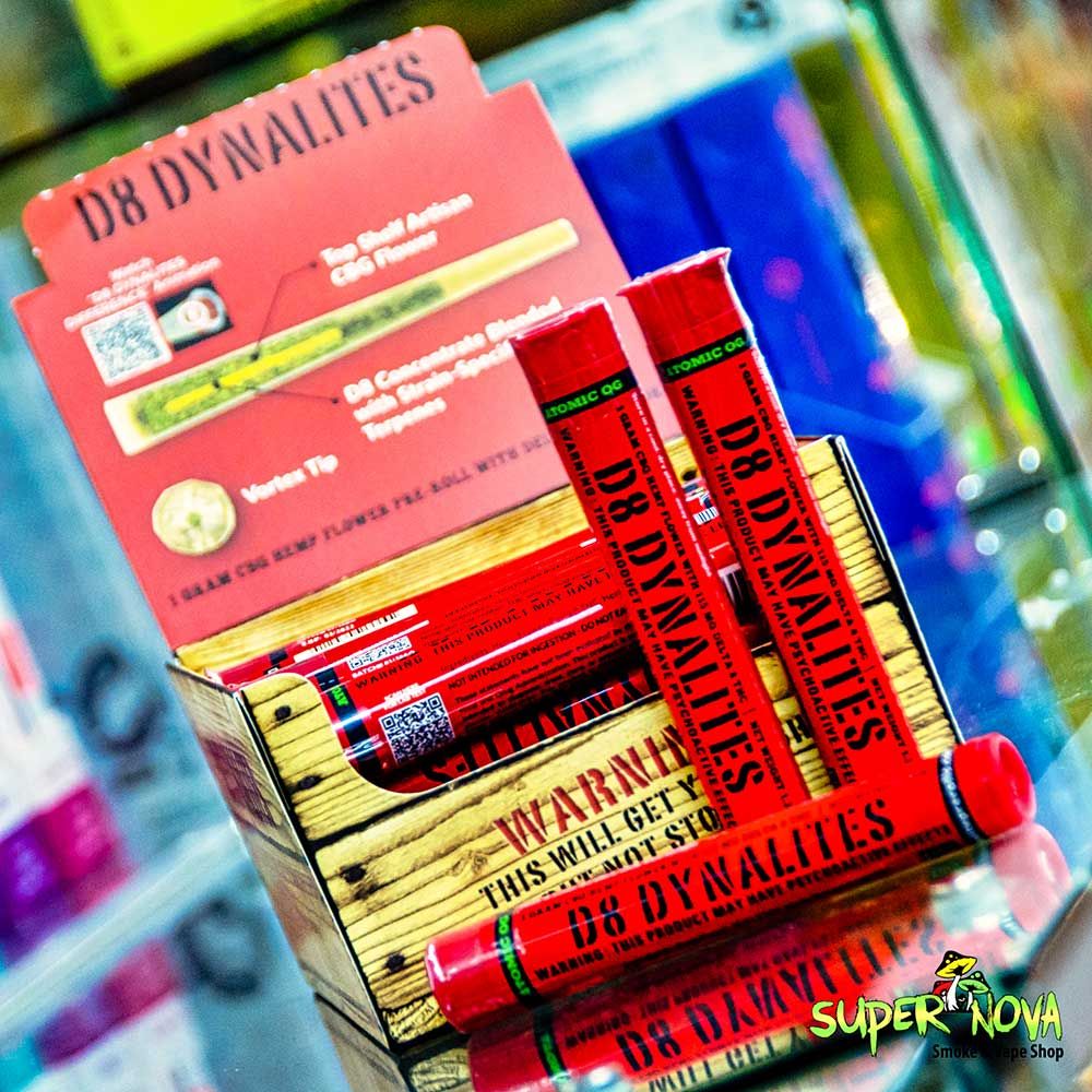 D8 Dynalites 1g Pre-Rolled Cones D8 Dynalites 1g Pre-Rolled Cones