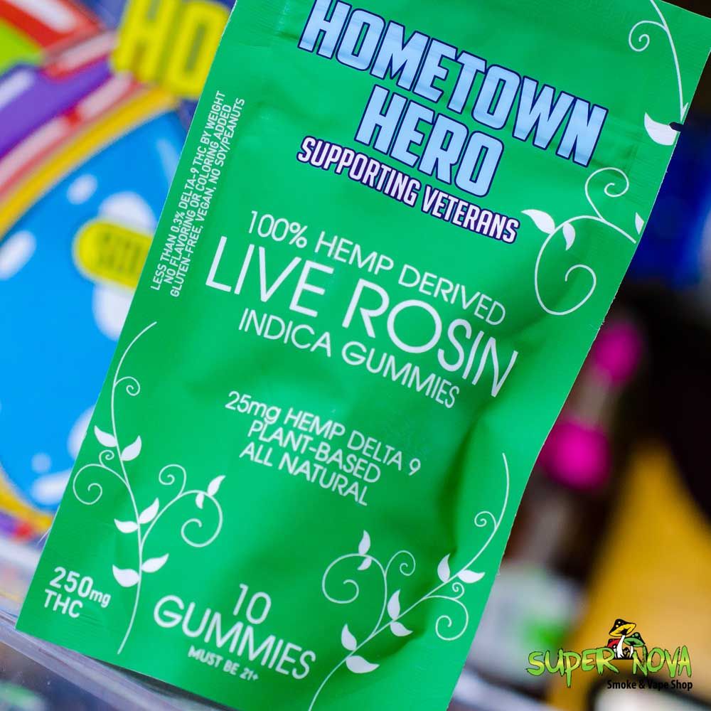 Hometown Hero Live Rosin Hemp Derived Delta 9 Gummies Hometown Hero Live Rosin Hemp Derived Delta 9 Gummies