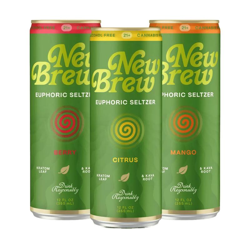 New Brew Euphoric Seltzer – Kratom & Kava Root Beverage New Brew Euphoric Seltzer – Kratom & Kava Root Beverage
