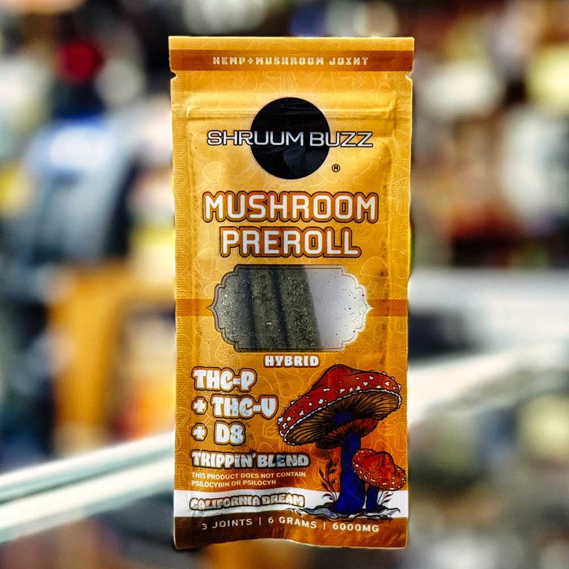 Shruum Buzz Trippin Blend Mushroom Pre-Rolls