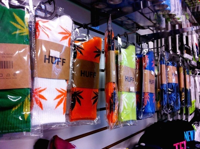 Hemp Leaf Socks by Huff