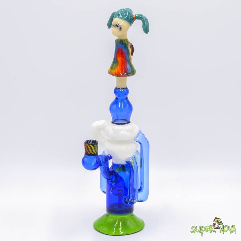 Zipped Lips Girl Hiding Rainbow by Callaghan Kiddo Zipped Lips Girl Hiding Rainbow by Callaghan Kiddo