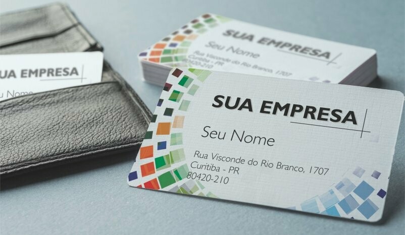 CARTÃO DE VISITA FRENTE E VERSO - 500un