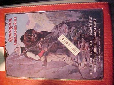 # 204- Vintage Style Remington Auto Load Metal Sign 8&quot; x 12&quot;