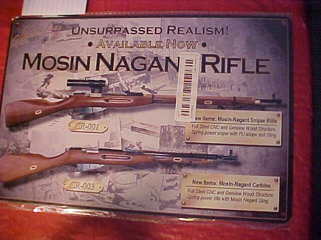 # 203- Vintage Style Mosin Nagant 8&quot; x 12&quot;