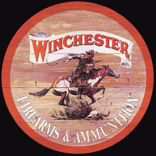 # 215 - Vintage Style Winchester Metal Sign 8 x 8&quot;
