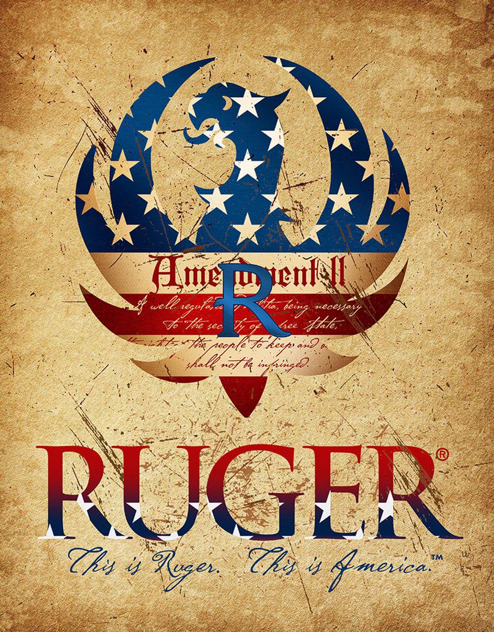 # 277 - Ruger 2nd Amendment 16in x 12.5in