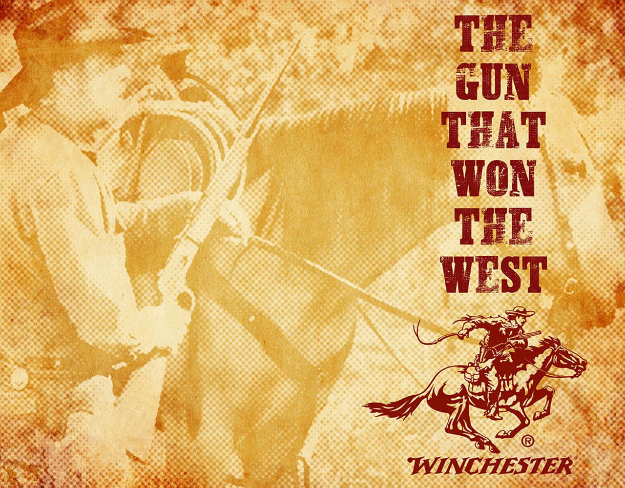 # 211 - Vintage Style &quot;The Gun That Won The West&quot; 12.5 x 16
