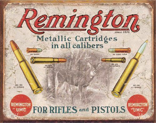 # 212 - Vintage Style Remington 12.5 x 16&quot;