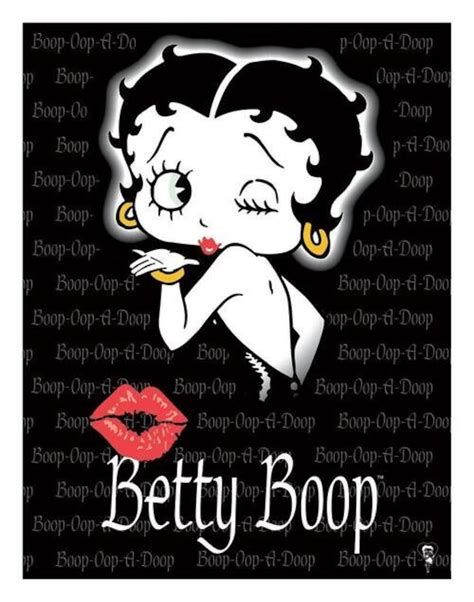 # 50 - Vintage Style Betty Boop Metal Sign 15 x 12 Inches Inches
