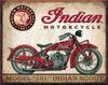 # 308 - Indian Scout Metal Sign - 16 in x 12.5 in