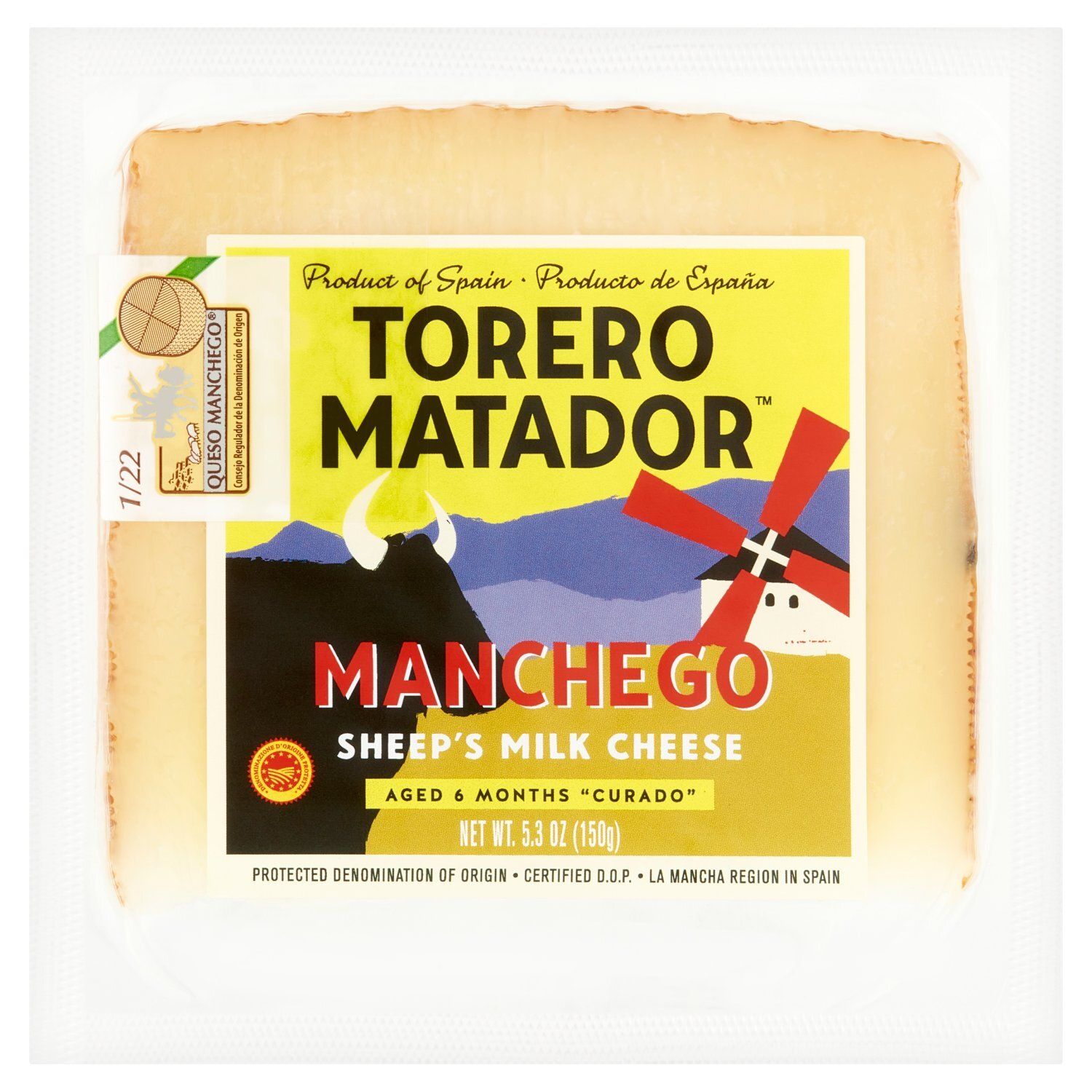 Torero Matador Manchego Sheep&#39;s Milk Cheese, 5.3 oz