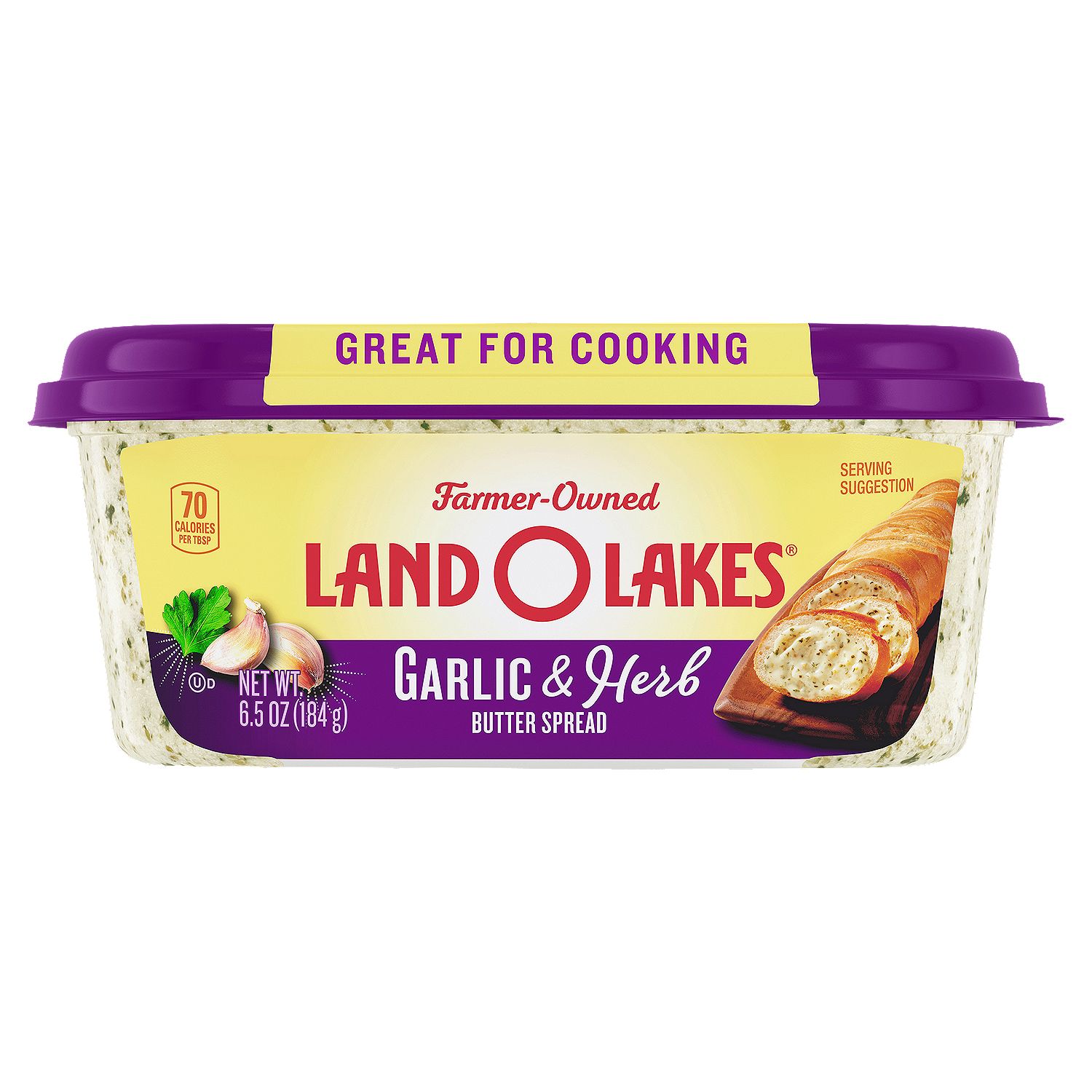 Land O Lakes Garlic &amp; Herb Butter Spread, 6.5 oz