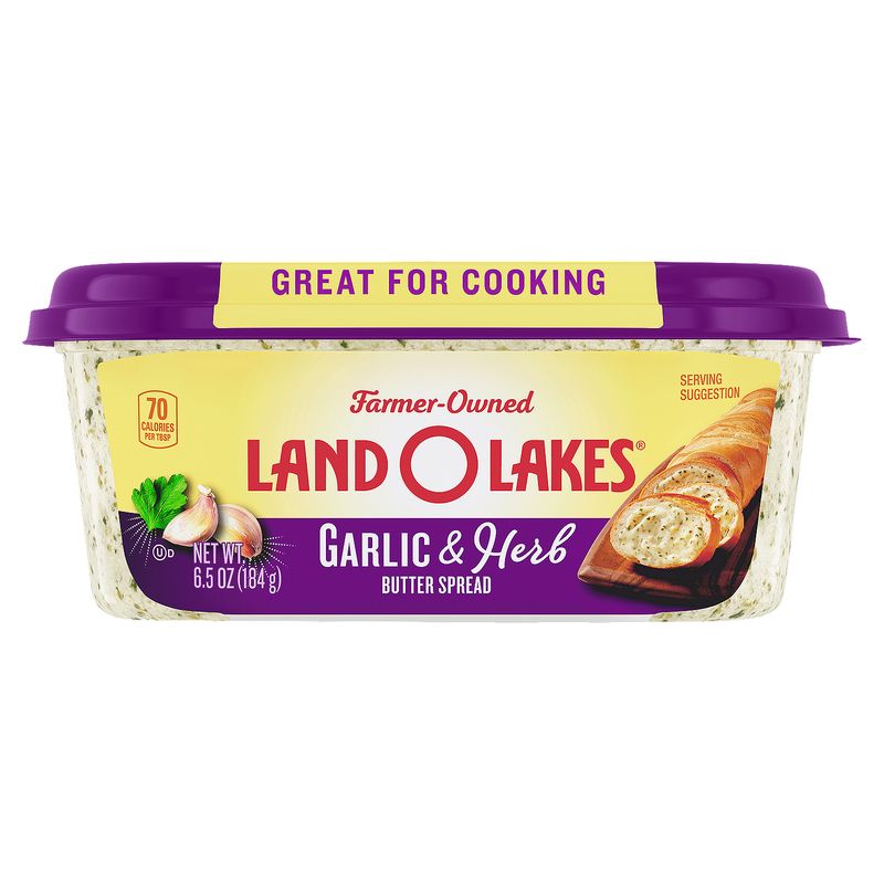 Land O Lakes Garlic &amp; Herb Butter Spread, 6.5 oz