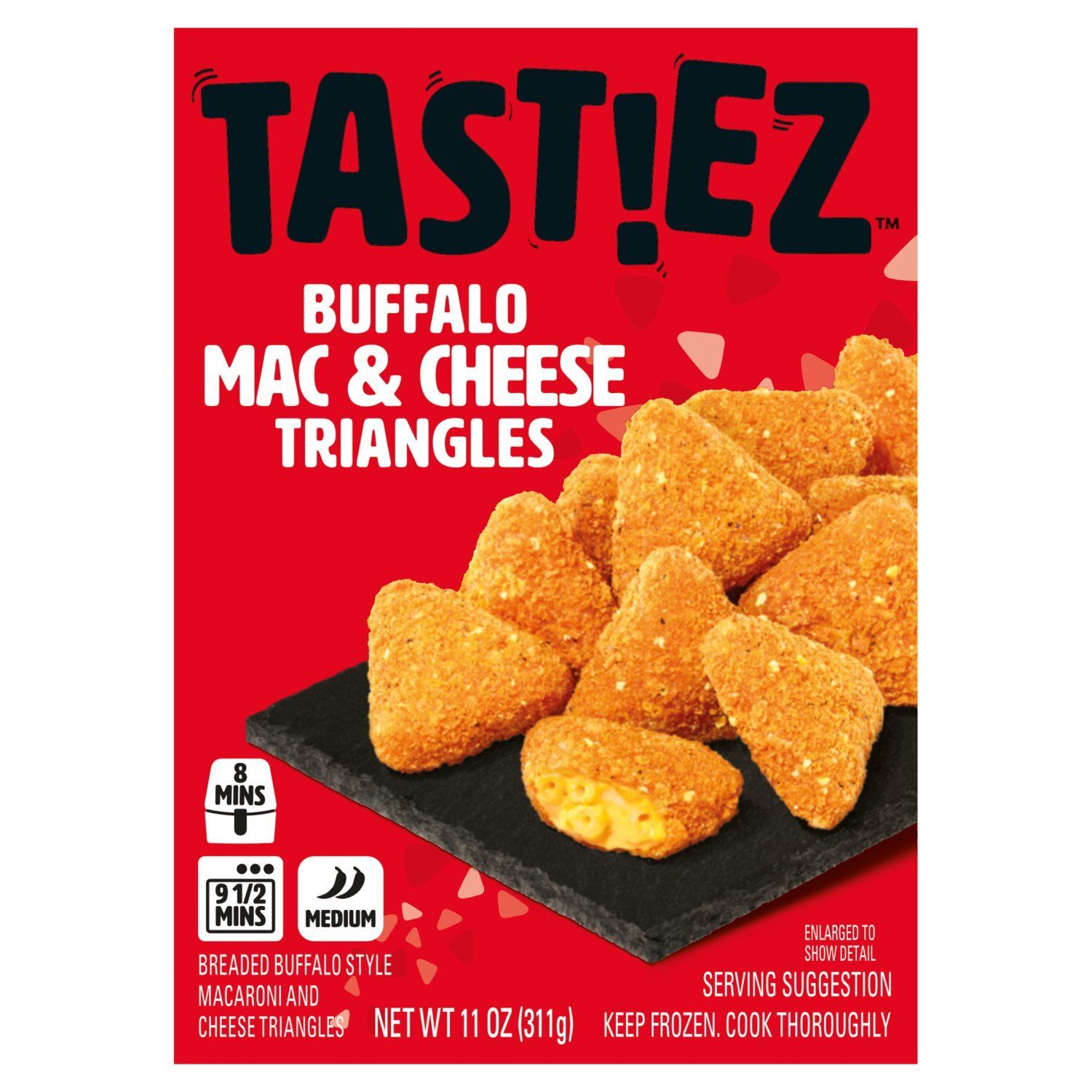 TAST!EZ Buffalo Mac &amp; Cheese Triangles, 11 oz