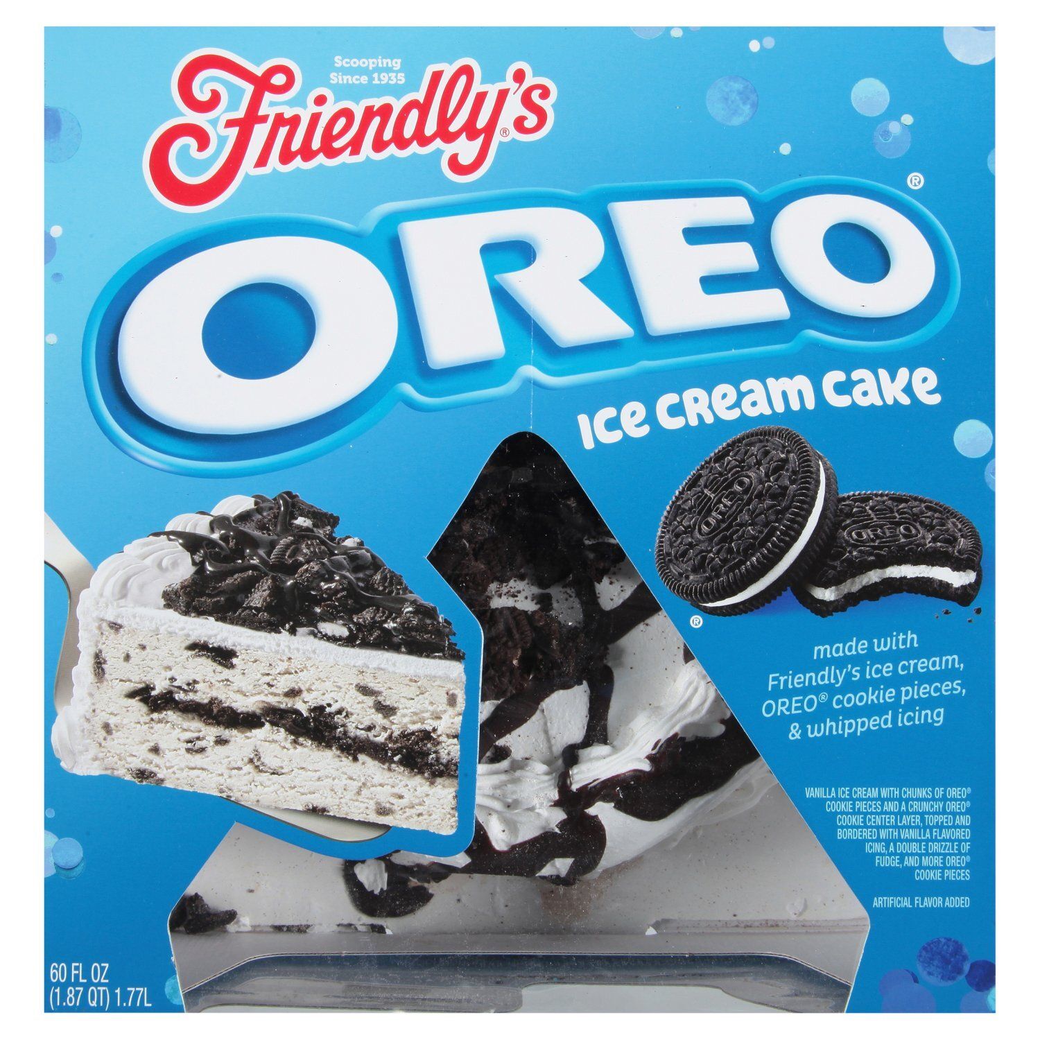 Friendly&#39;s Oreo Ice Cream Cake, 60 fl oz