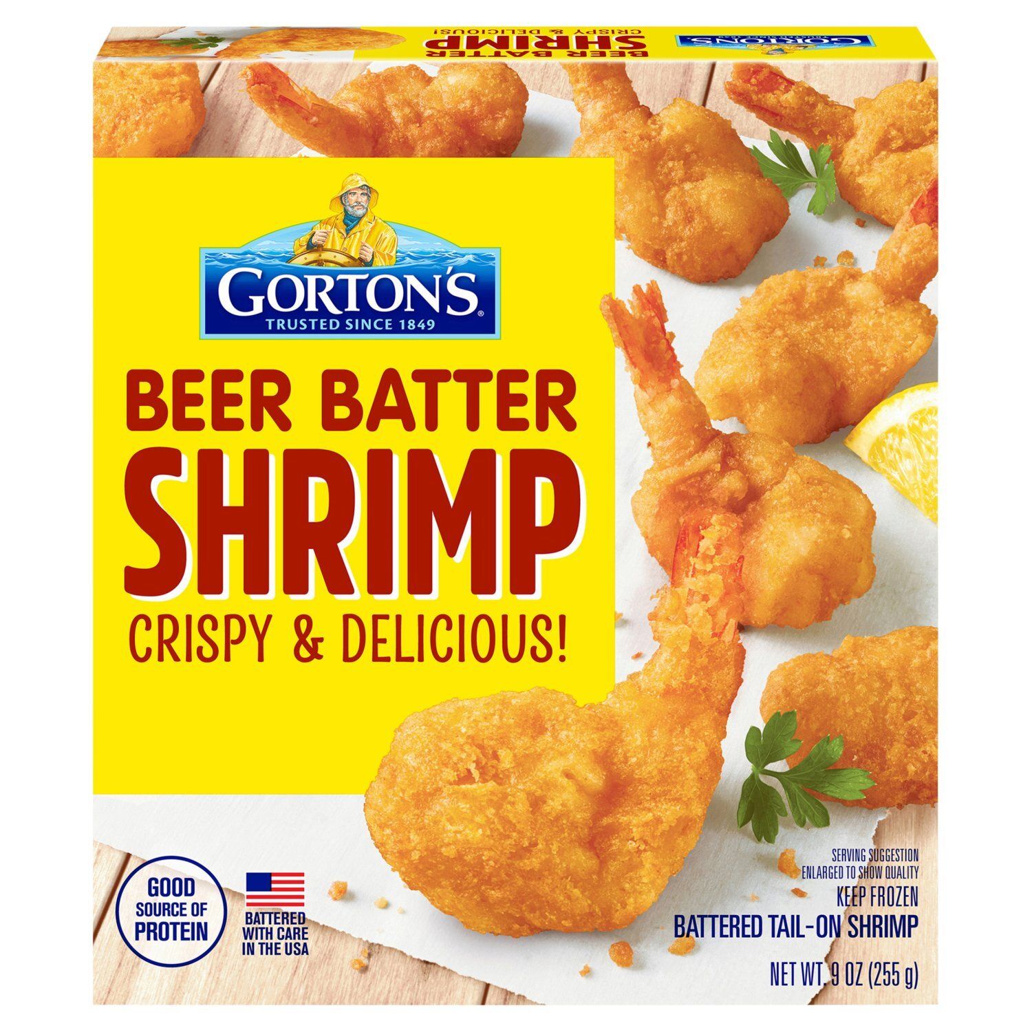 Gorton&#39;s Beer Battered Tail-On Shrimp, 9 oz